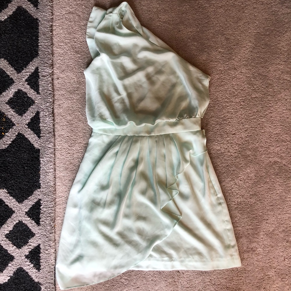 BcBg Generation sea green one shoulder dress - Picture 1 of 3